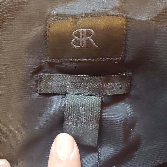 Banana Republic women's black tweed blazer jacket size 10 - Picture 7 of 11